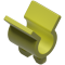Plumb line holder | of plastic, with rope guide, fits all twine poles